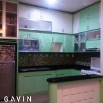 Kitchen Set Minimalis Warna Hijau By Gavin Furniture