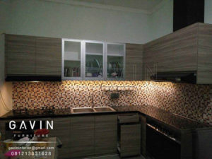 contoh desain kitchen set minimalis modern gavin furniture