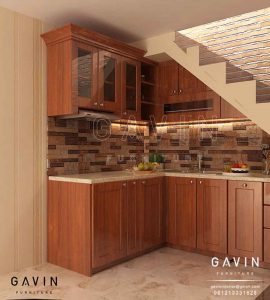 Produksi Furniture  Kayu  Solid Untuk Kitchen Di Pulo Gebang 