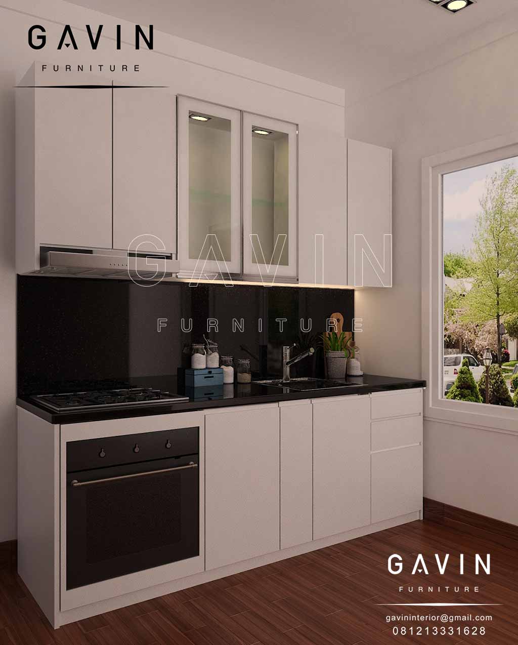  lemari  dapur  minimalis  modern di ciledug Q2841 Kitchen set minimalis  Lemari  pakaian custom 